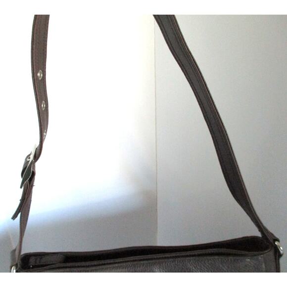 Stone & Co. Brown Leather Shoulder Adjustable Strap Purse - Picture 2 of 12